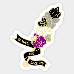 Rock Candy - Asexual Pride Sticker